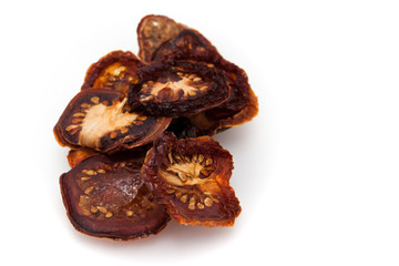 Dried tomato isolated