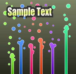 Abstract Colorful Background Vector, Easily Editable.