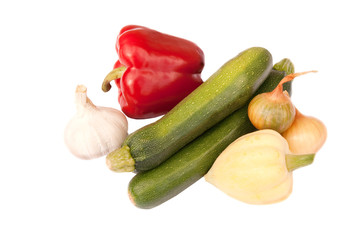 Selection of fresh vegetables