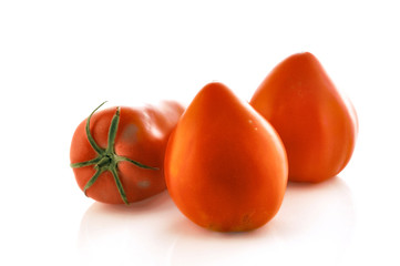 Tomates fond blanc