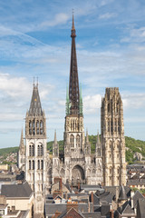 Fototapeta na wymiar Katedra de Rouen - Francja
