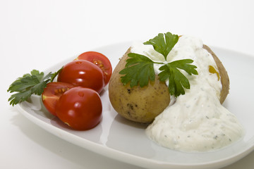 Potato with Curd