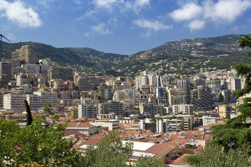 Fototapeta na wymiar Panorama von Monaco