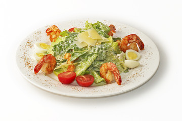 salad with shrimps