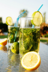 Glass of mojito