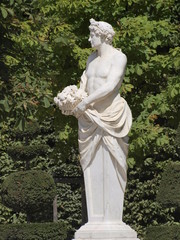 Escultura en los jardines del Palacio de Versalles