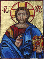 Obraz na płótnie Canvas Chrystus fresk