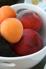 petit déjeuner avec des fruits