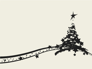 Christmas tree decorative design
