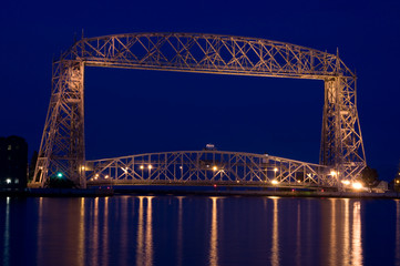 dusk view bridge