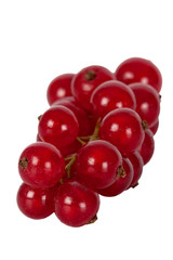 red currants, isolated on white background