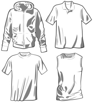 Set of the casual wear