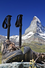 Blick auf das Matterhorn in der Schweiz