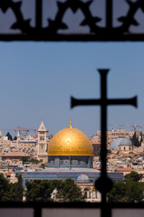 Christian Cross and Muslim Dome