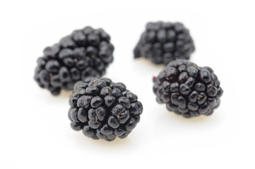 Blackberries closeup