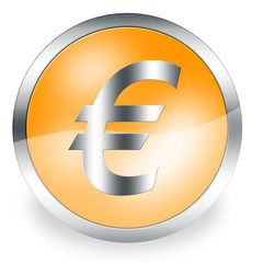 Obraz premium bouton euro