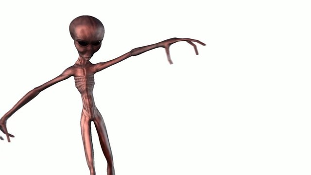 Tanzender Alien