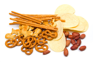 Potato chips and salty snack