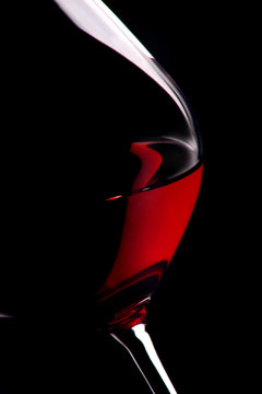 Fototapeta GLASS OF RED WINE