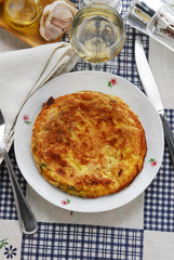 Frittata di vitalba  - Antipasto della Toscana - Garfagnino