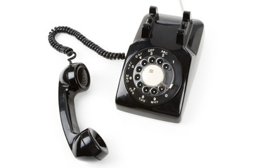 Black telephone Receiver