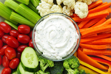 Vegetables and dip - 16538936