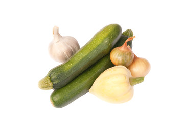 Two varieties of Squash