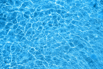 Reflection of sun in water