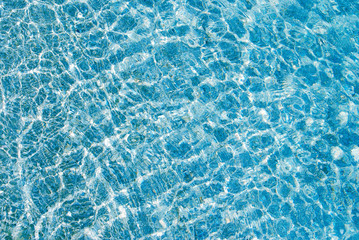 Reflection of sun in water