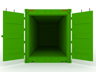 green open cargo container (more variants on my portfolio)
