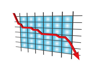 vector - crisis in the money market/business market
