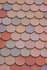 Bieberschwanzziegel bunt