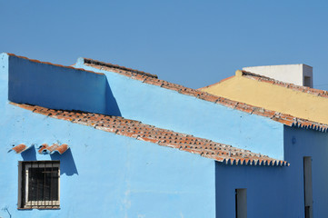 blue house