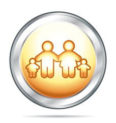 Family gold and silver icon