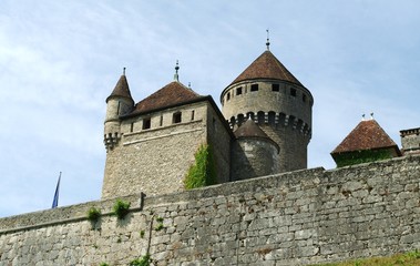 Fototapeta na wymiar château - haute savoie