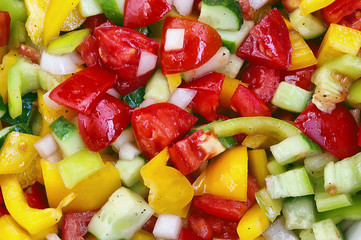 Fresh salad background