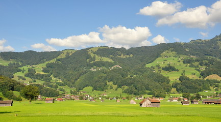 Fototapeta na wymiar suisse rurale
