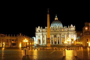 Fototapeta na wymiar Petersdom w Romie