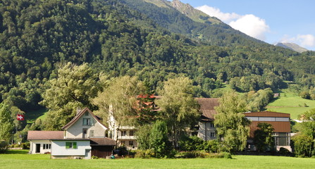 Fototapeta na wymiar hameau alpin