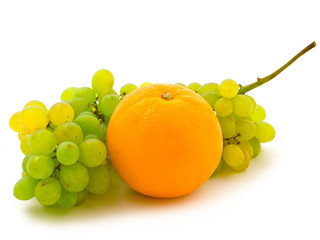 grape and orange