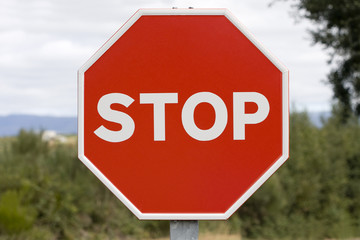 señal de stop