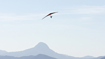 Flug mit dem Deltaglider