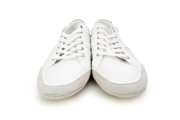 Short shoes isolated on the white background