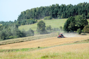 Late summer (august) on polish country