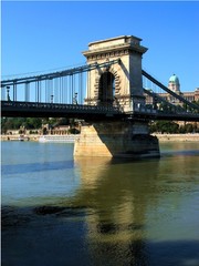 Fototapeta premium Chain Bridge, Budapest, Hungary