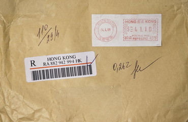 Envelope From Hong Kong