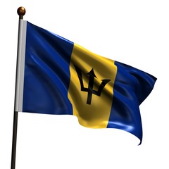 High resolution flag of Barbados