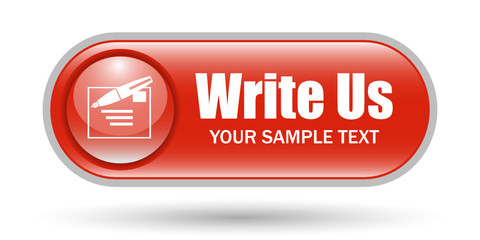 Write Us Icon with Space for Text