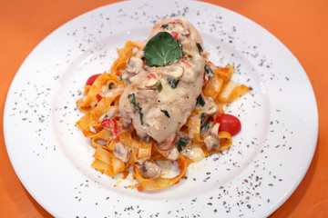 chicken with paste