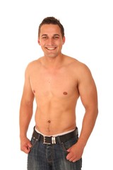 Fototapeta premium Handsome Shirtless Man